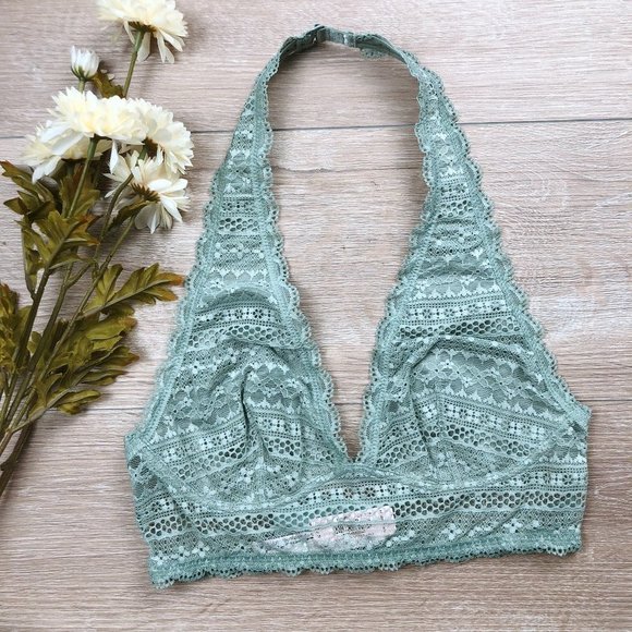 2/$30 Victoria’s Secret Long Line Halter Bralette Bra - Picture 1 of 8